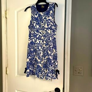 Lilly 💕 with her blue and white athletic dress with separate shorts. New
